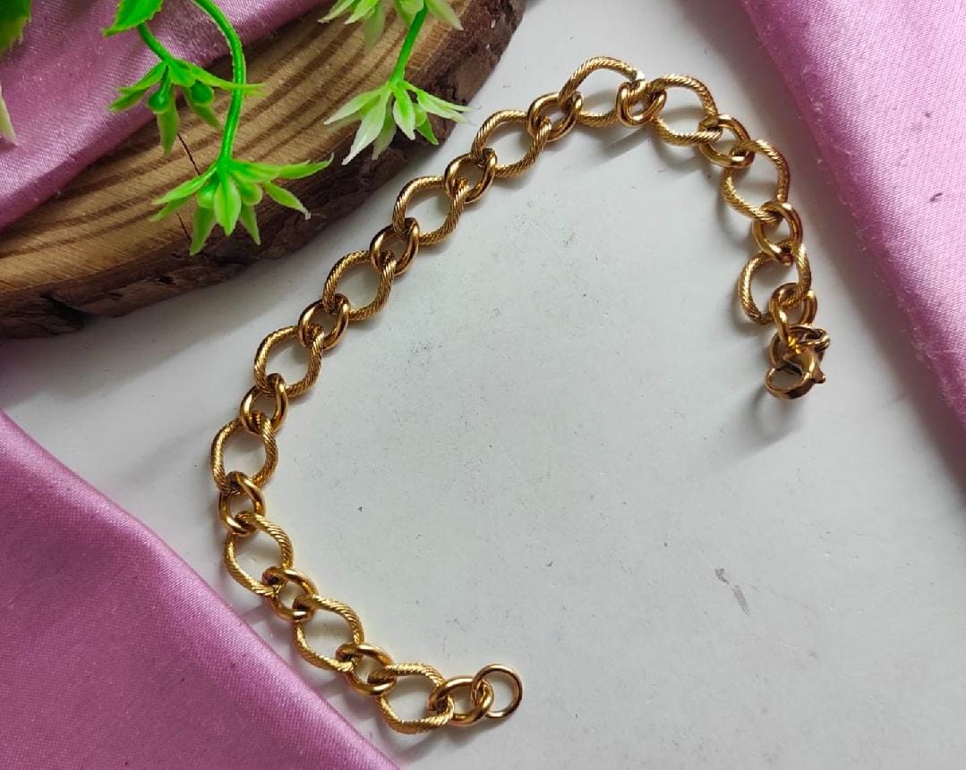 Anti Tarnish Two Tone Bracelet