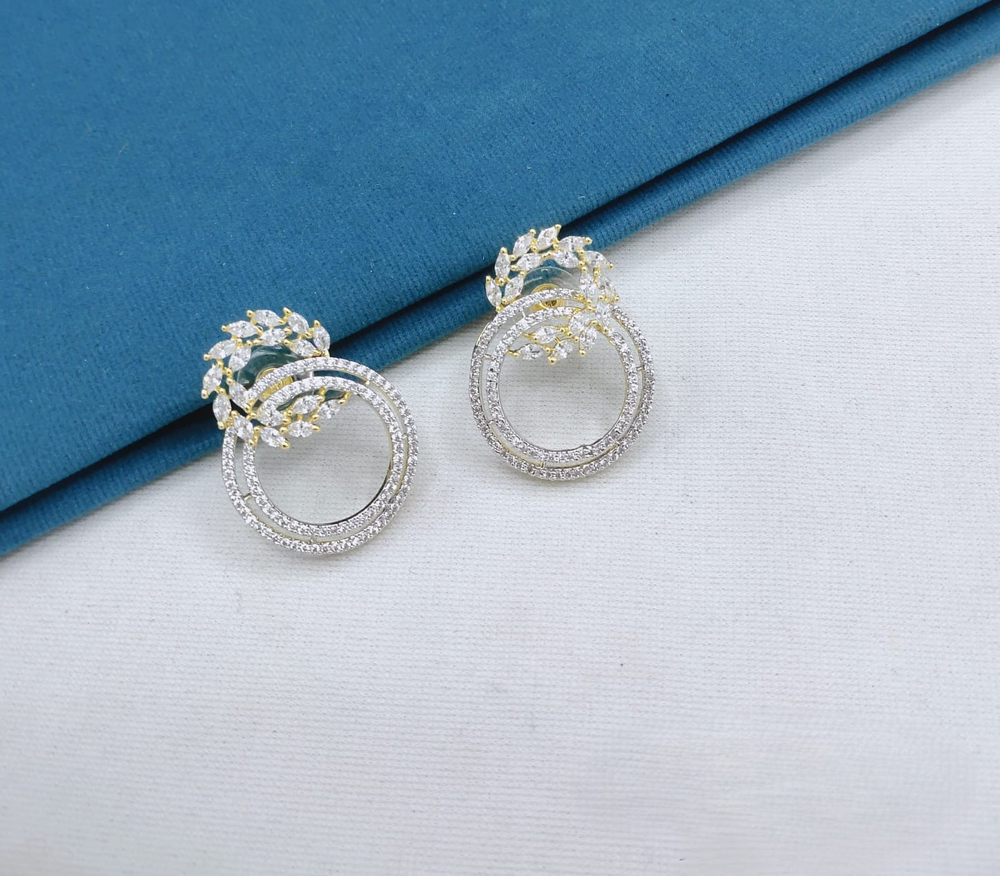 Gold Silver AD Studs