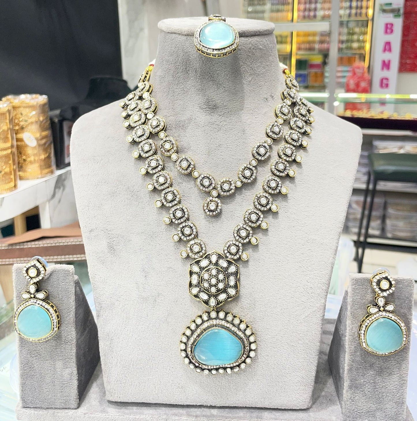 2 Layer Kundan Necklace