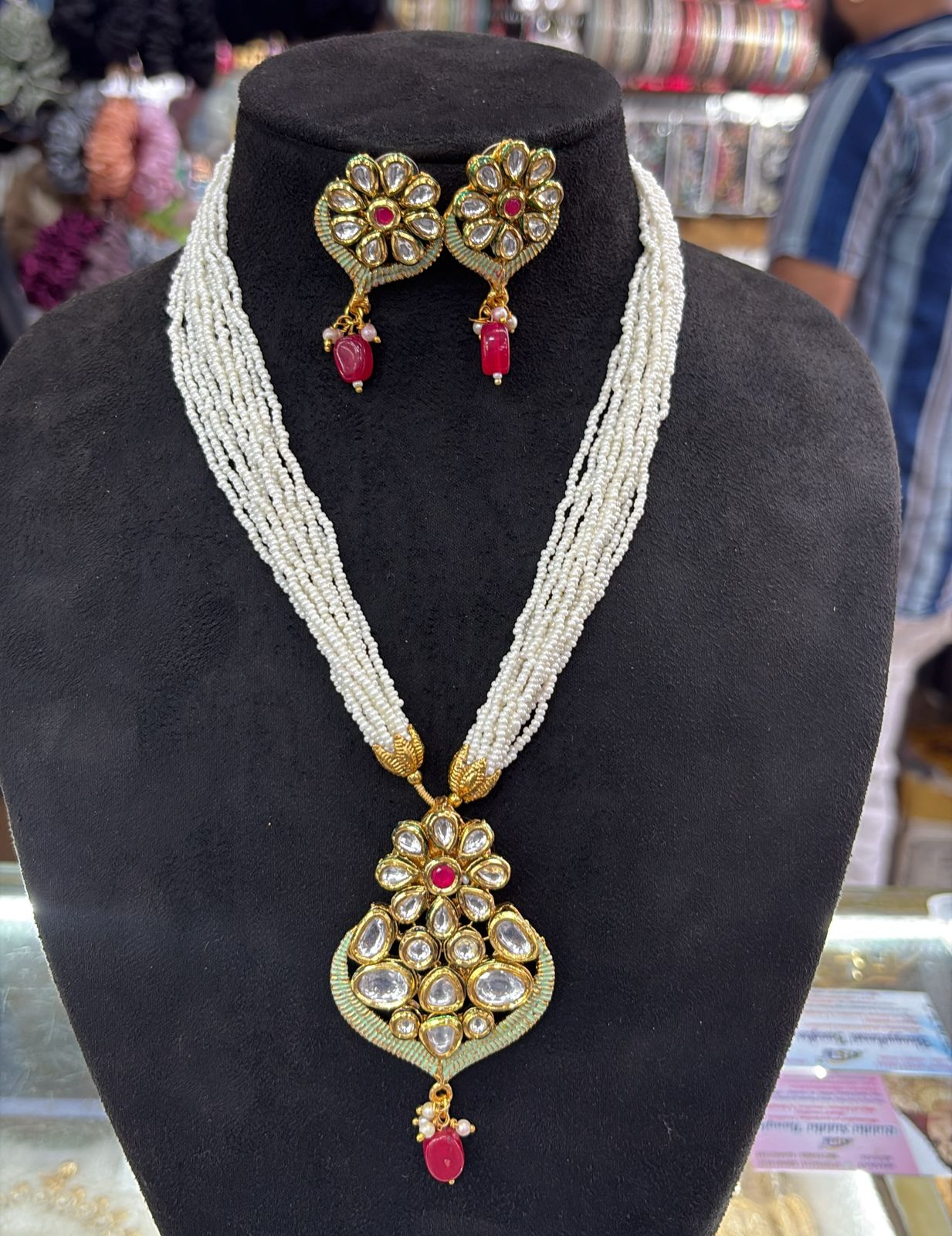 Pearl Kundan Necklace