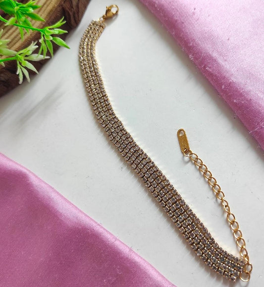 Anti Tarnish Diamond Bracelet