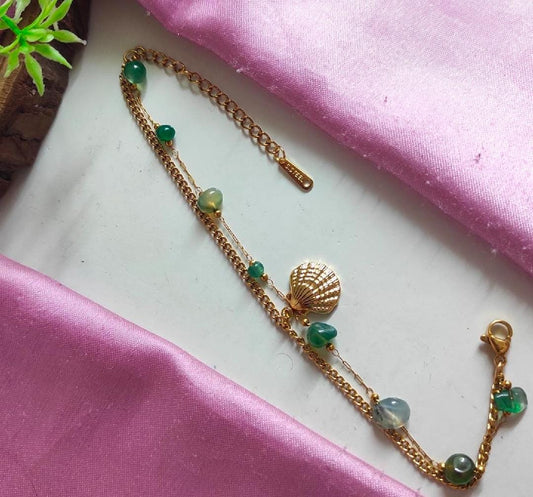 Anti Tarnish Sea Shell Bracelet