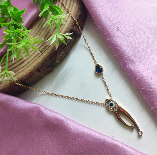 Anti Tarnish Evil Eye Chain