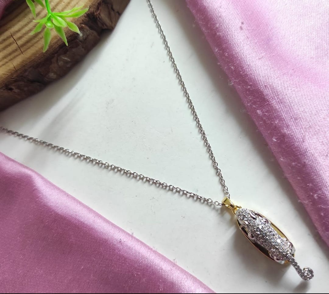 Anti Tarnish Diamond Neckpiece