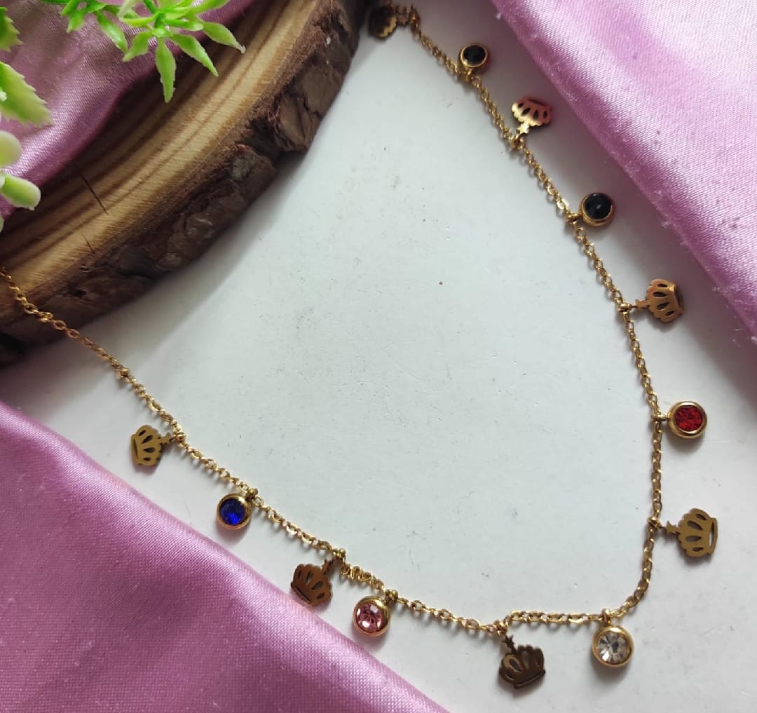 Anti Tarnish Charms Necklace