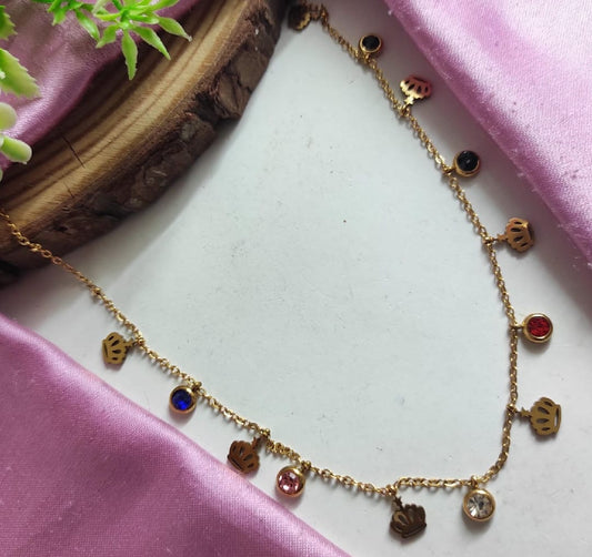 Anti Tarnish Charms Necklace