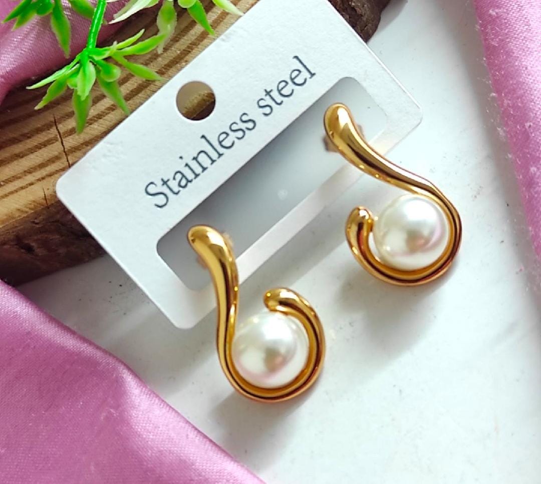 Pearly Anti Tarnish Earrings