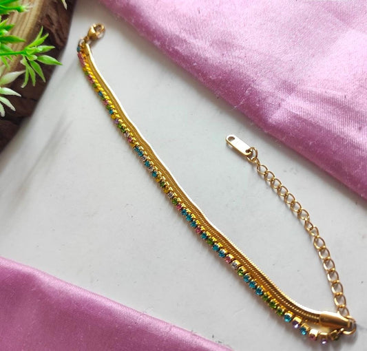 Anti Tarnish Diamond Bracelet