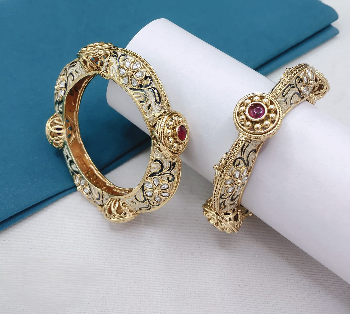 Prime Copper Designer Openable Bangles