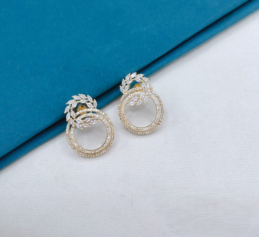 Gold Silver AD Studs