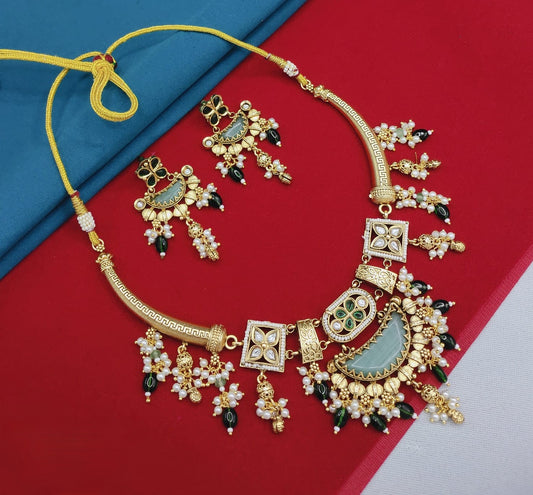 Copper Polki Heritage Necklace