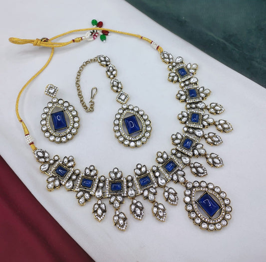 AD Polki Victorian Set