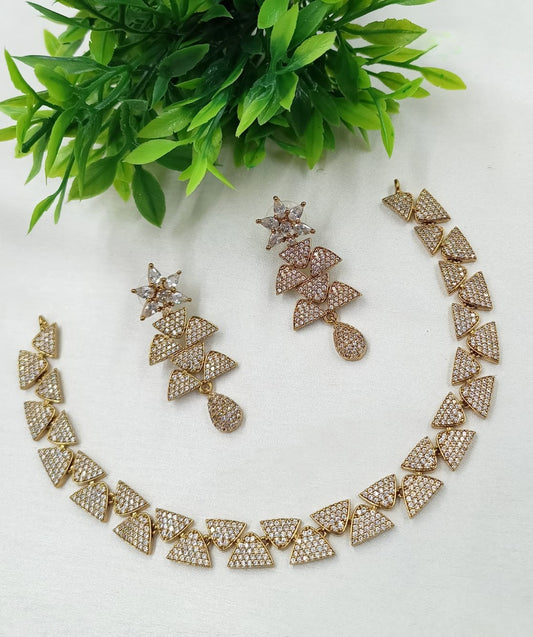 Mehendi Polish AD Necklace