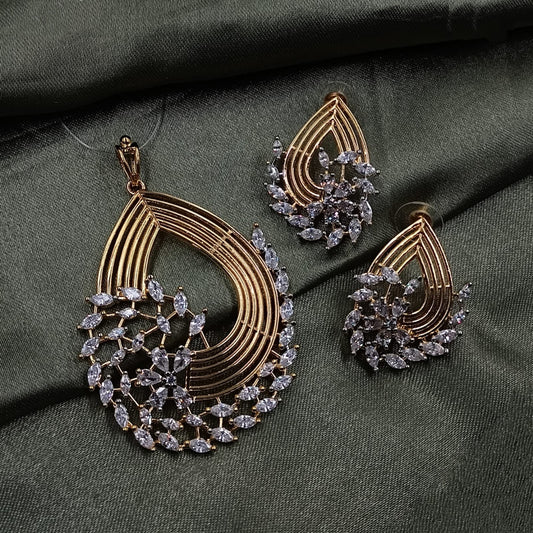 Drop Leaf Pendant Set