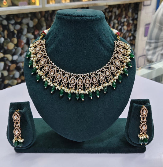 Designer Polki Kundan Necklace