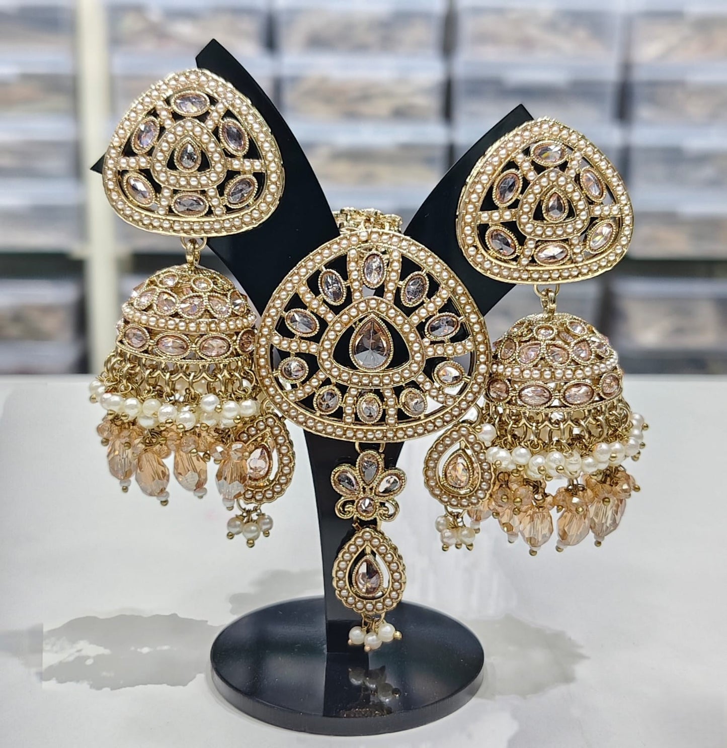 Designer Earrings Tikka