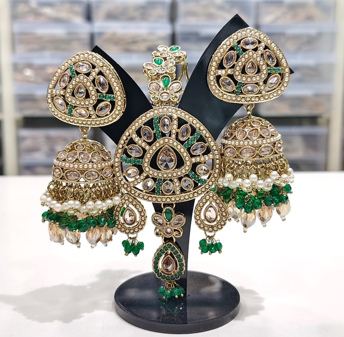 Designer Earrings Tikka