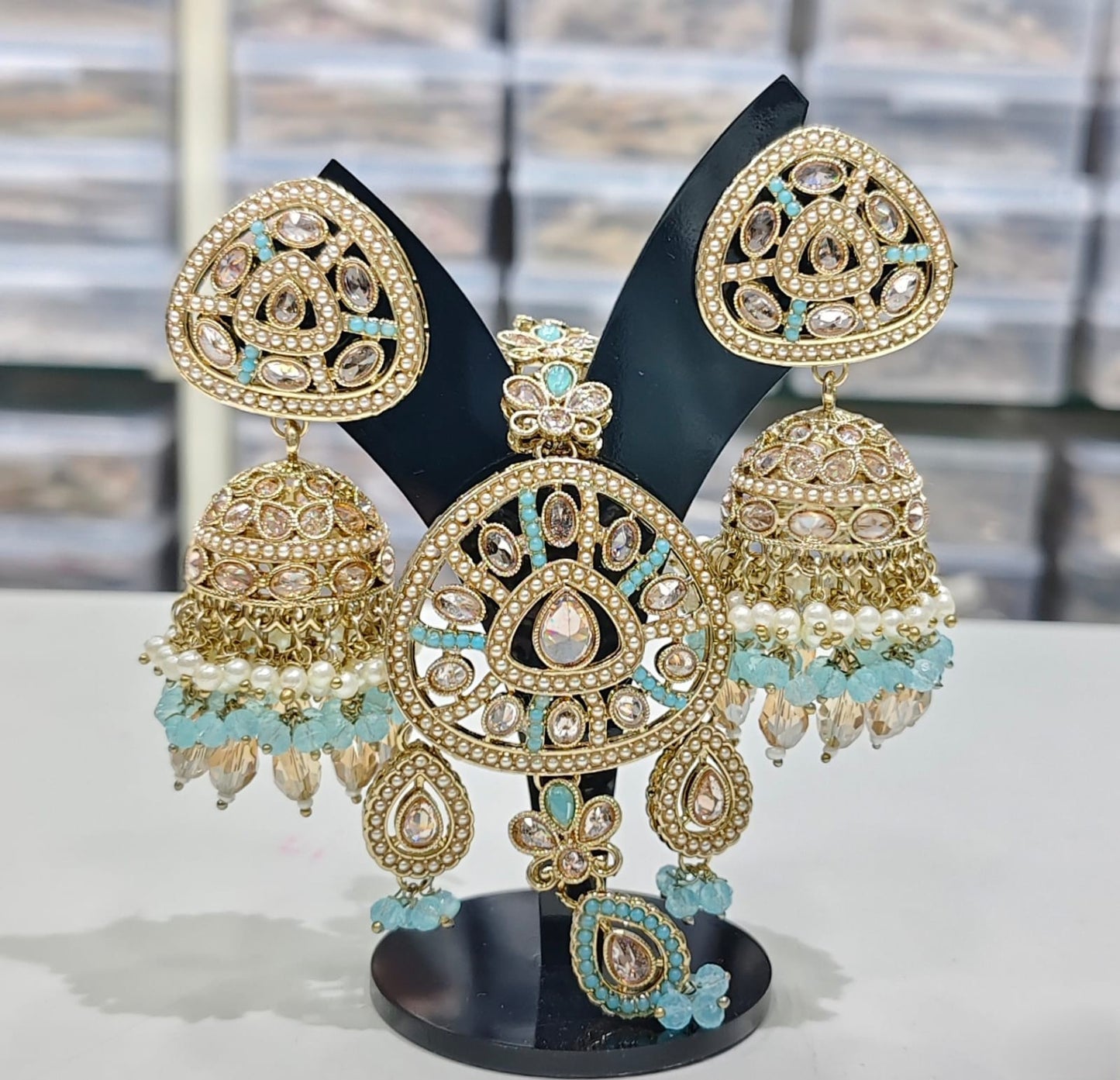Designer Earrings Tikka