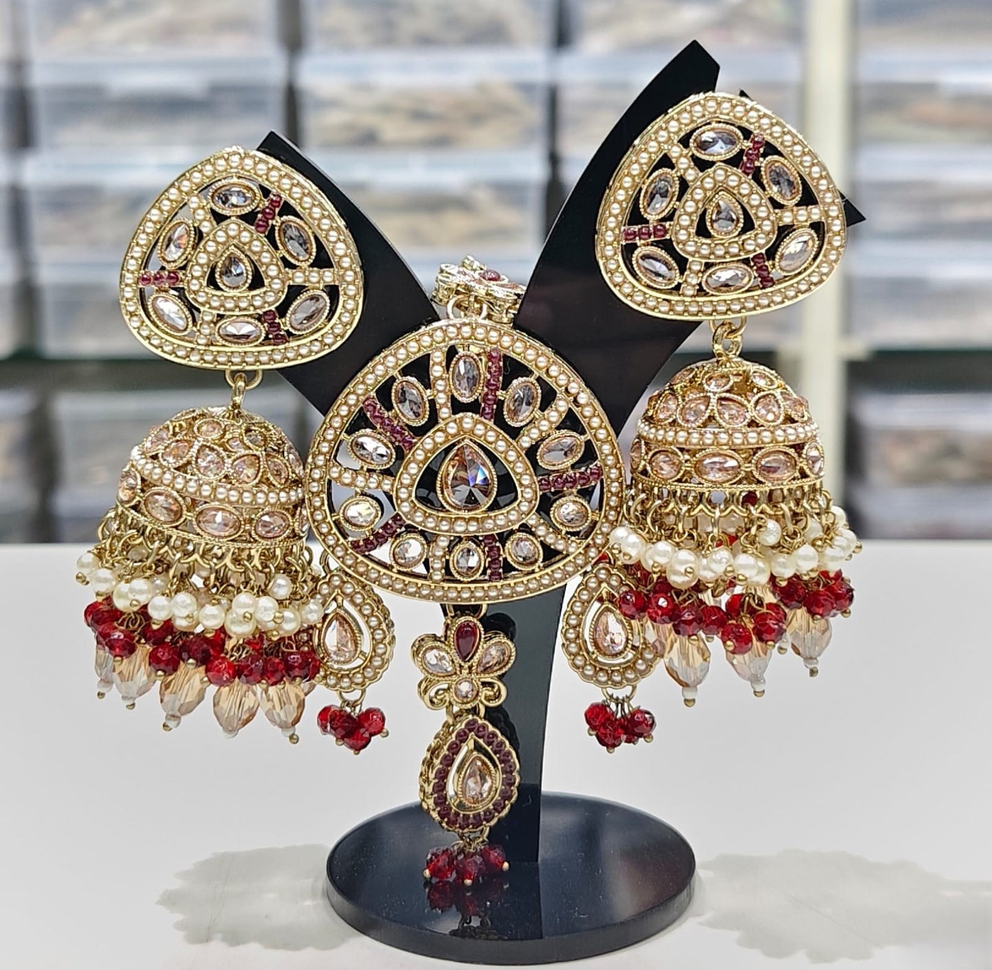 Designer Earrings Tikka