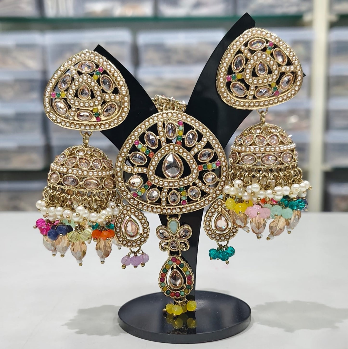 Designer Earrings Tikka