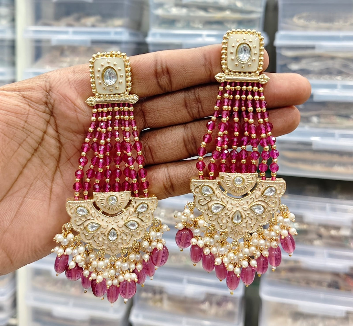 Long Beads Earring