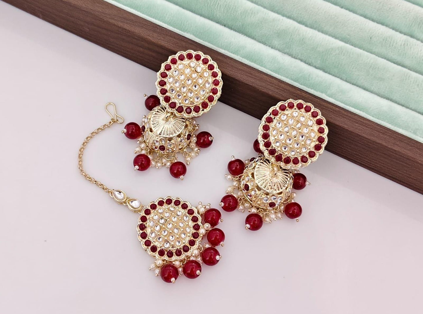 Elegance Jumka with Tikka