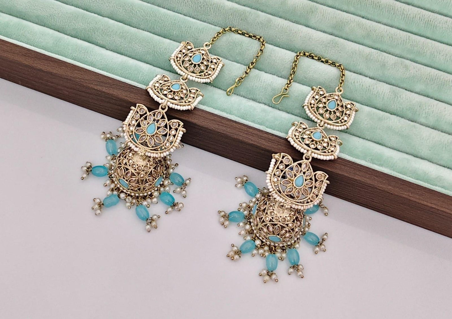 Polky Kaan Chain Earrings