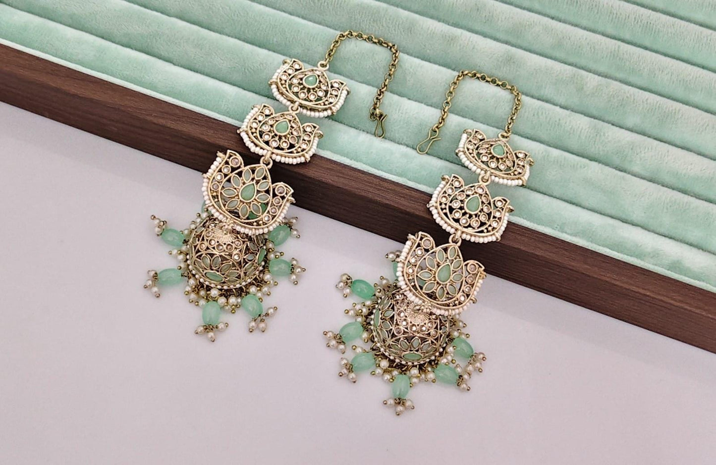 Polky Kaan Chain Earrings