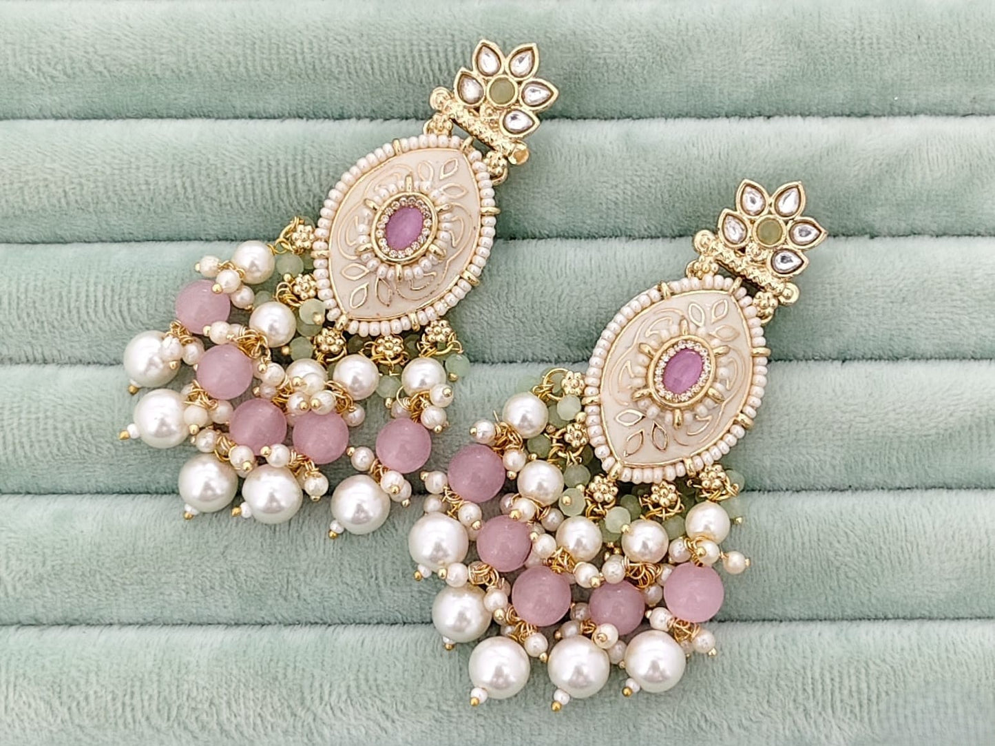 Premium Meena Paint Earrings