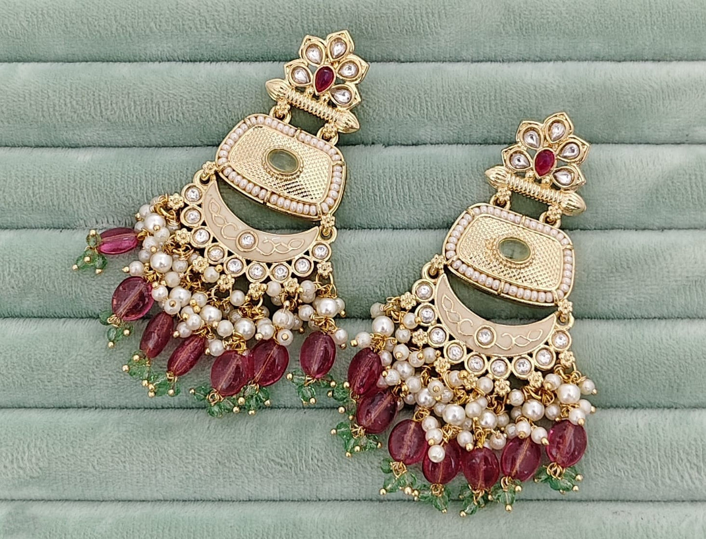 Premium Meena Paint Earrings
