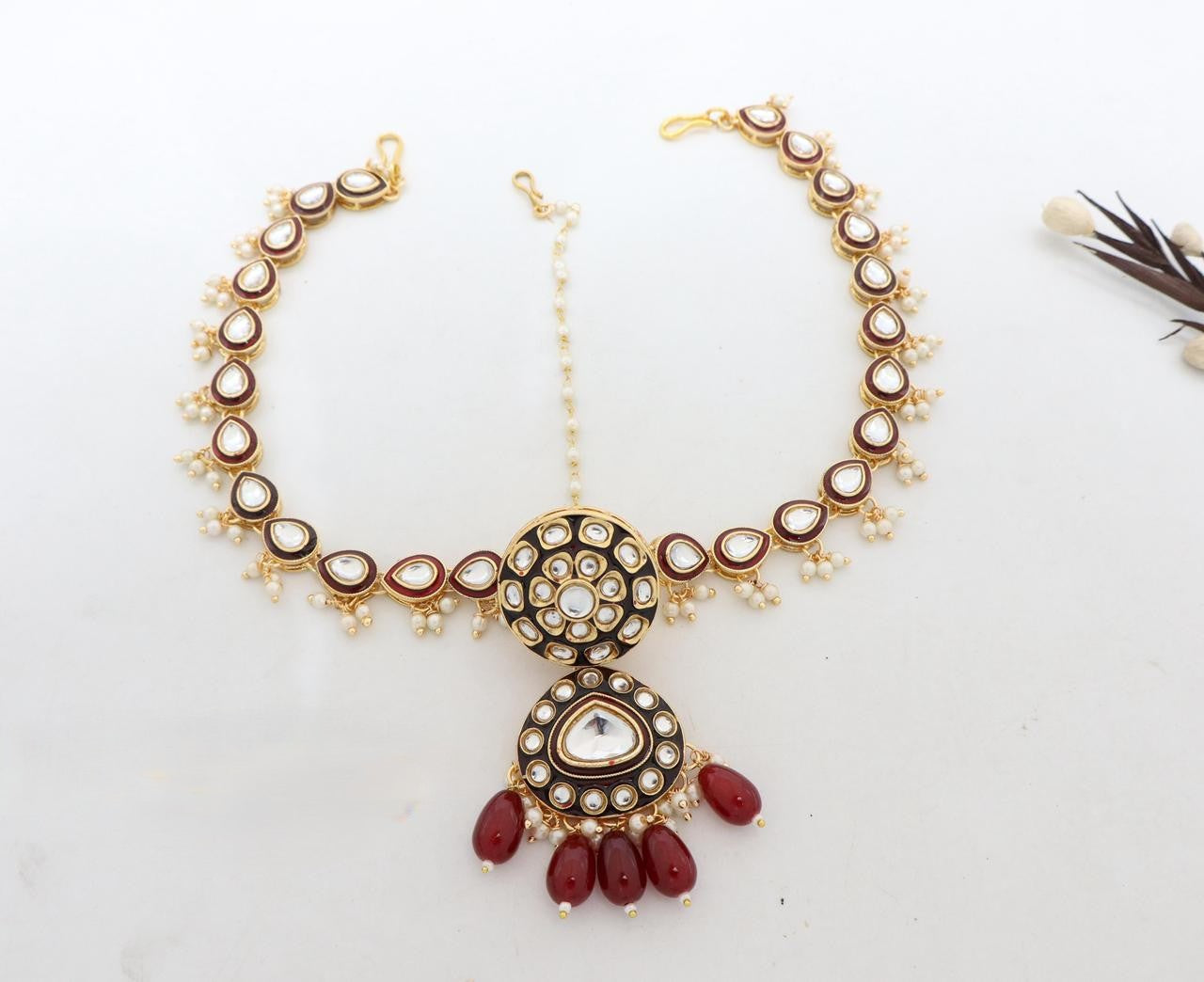 Premium High Gold Rajasthani Mang Tikka