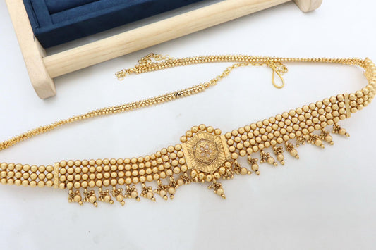 Premium HighGold Copper Kamar Belt/Hip Chain