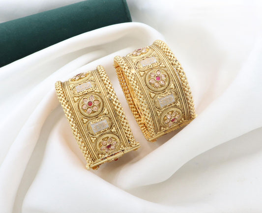 Premium Quality High Gold Openable Bangles