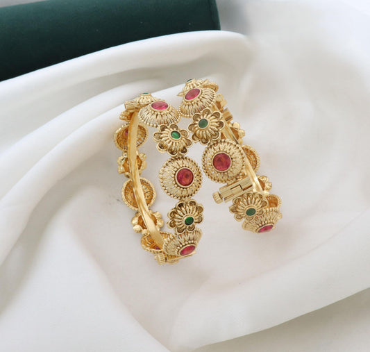 Premium Quality High Gold Openable Bangles