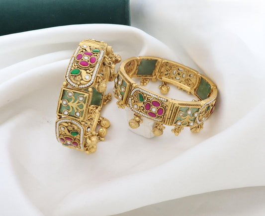 Premium Brass Choraski Heritage Openable Bangles