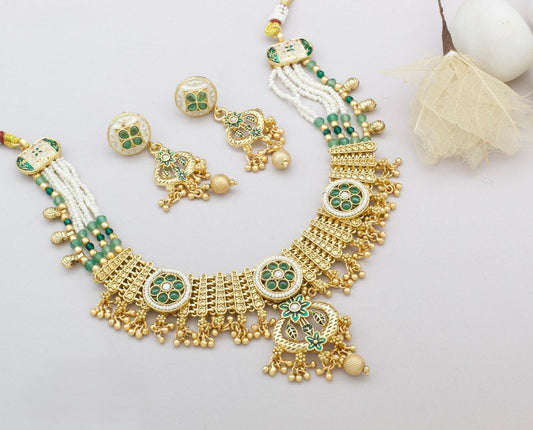 Brass Premium High Gold Heritage Necklace