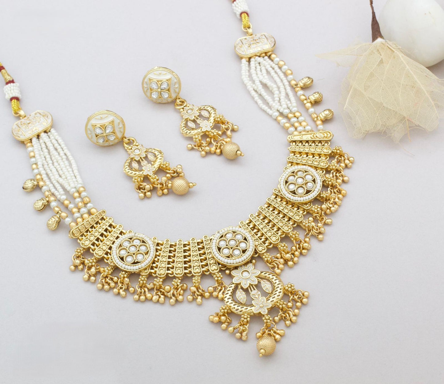 Brass Premium High Gold Heritage Necklace