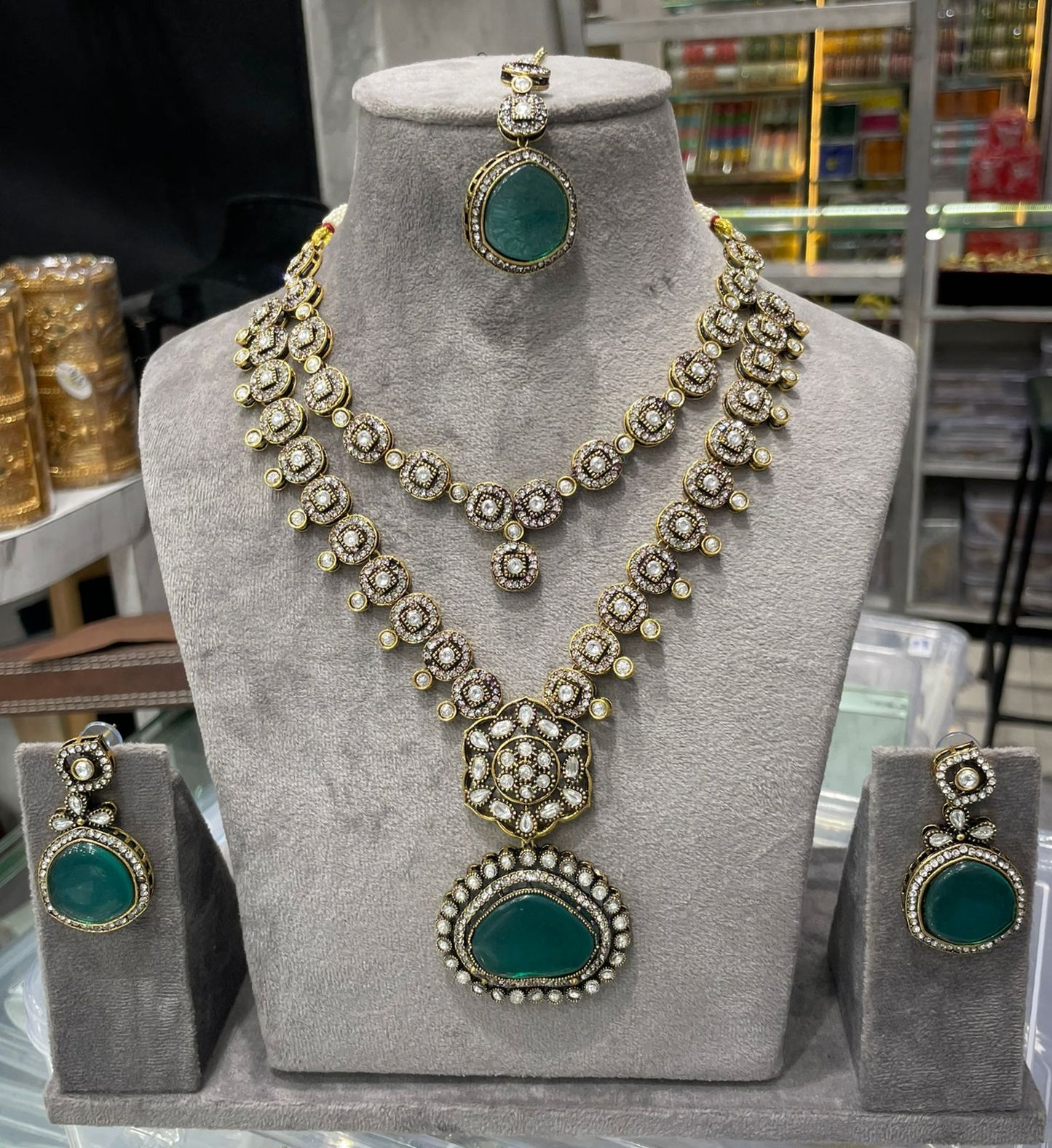 2 Layer Kundan Necklace