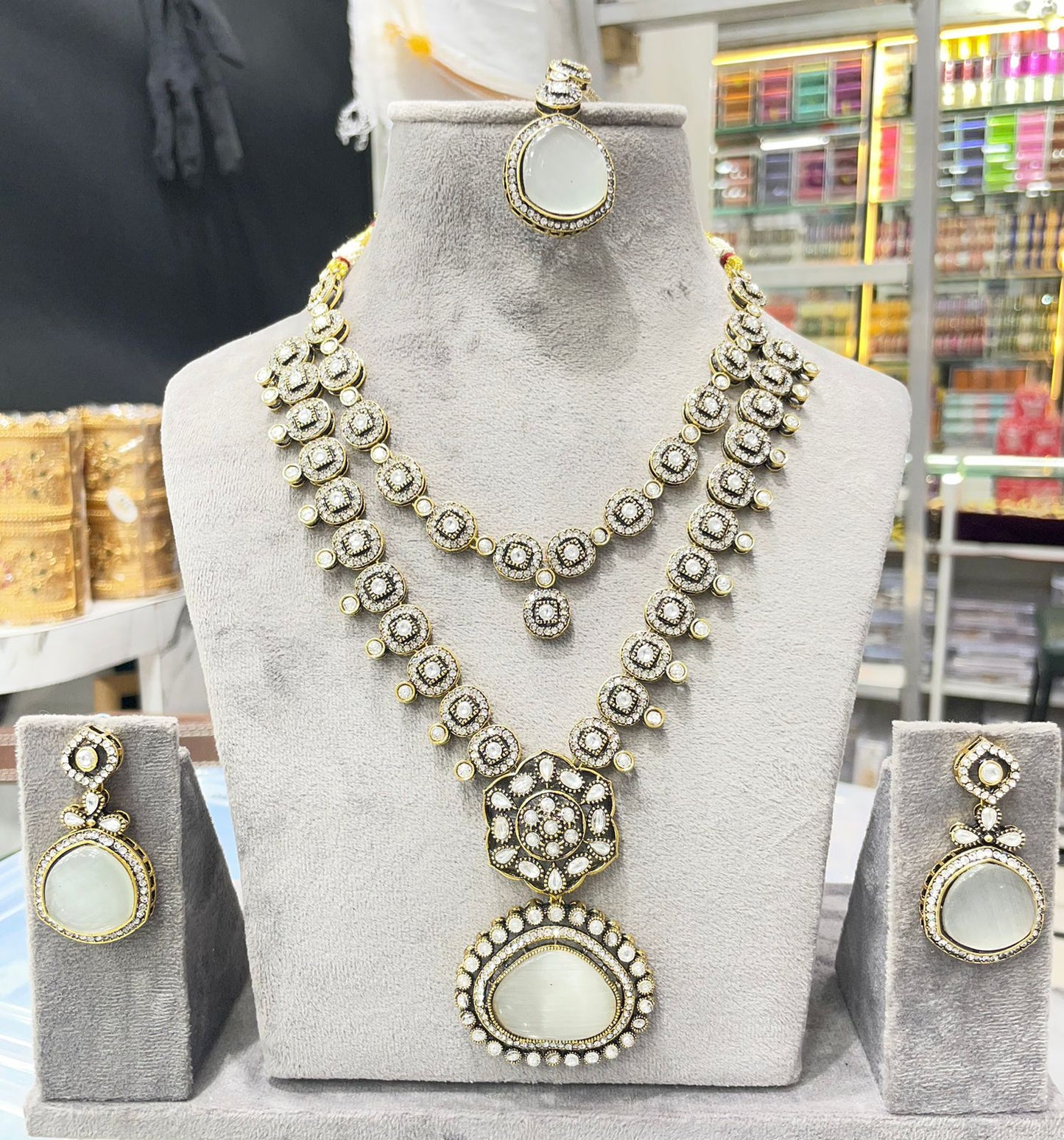 2 Layer Kundan Necklace