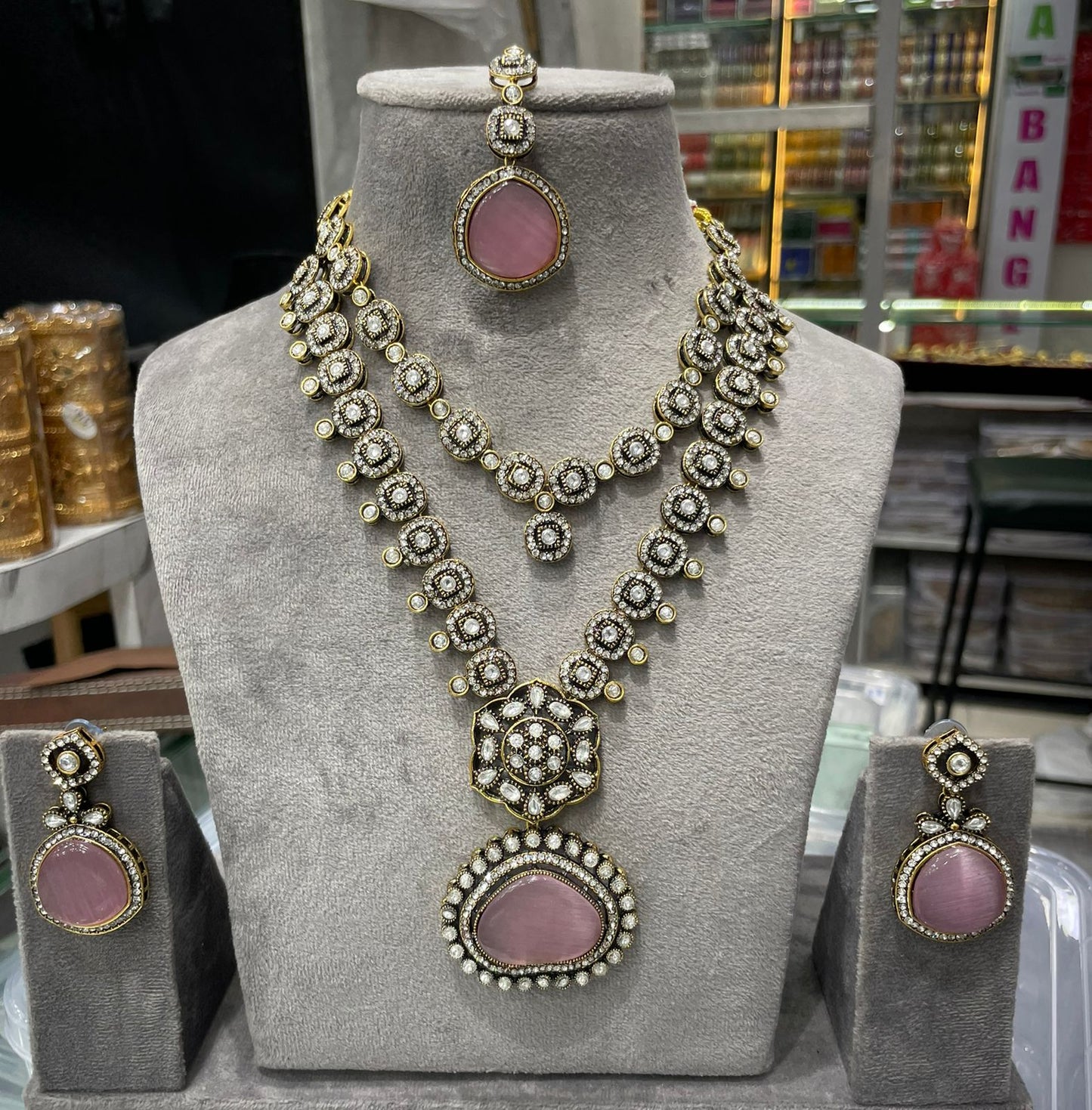 2 Layer Kundan Necklace