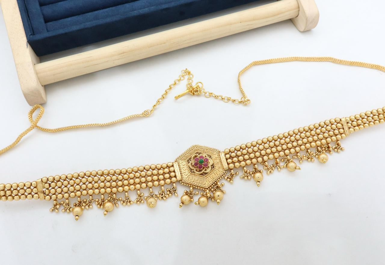 High Gold Copper Kamar Belt