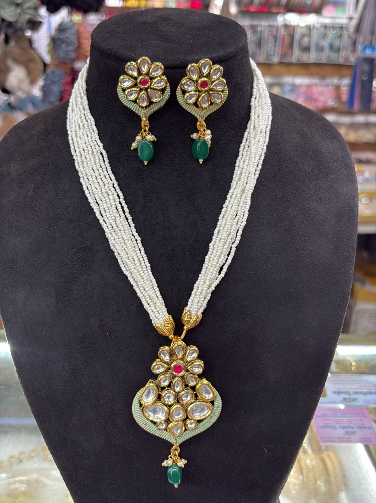 Pearl Kundan Necklace