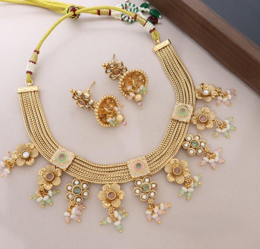 Pure Copper High Gold Necklace