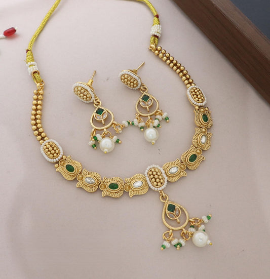 Premium Copper Trishul Necklace