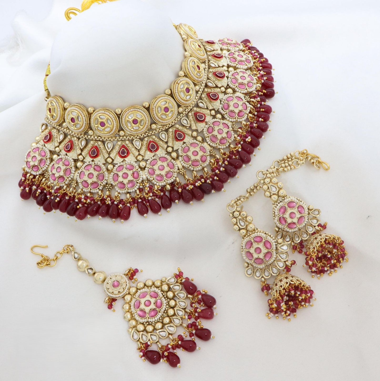 Semi Bridal Kundan Necklace