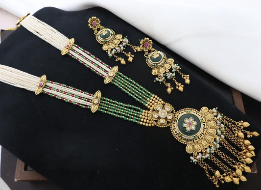 Premium Brass Heritage Long Necklace