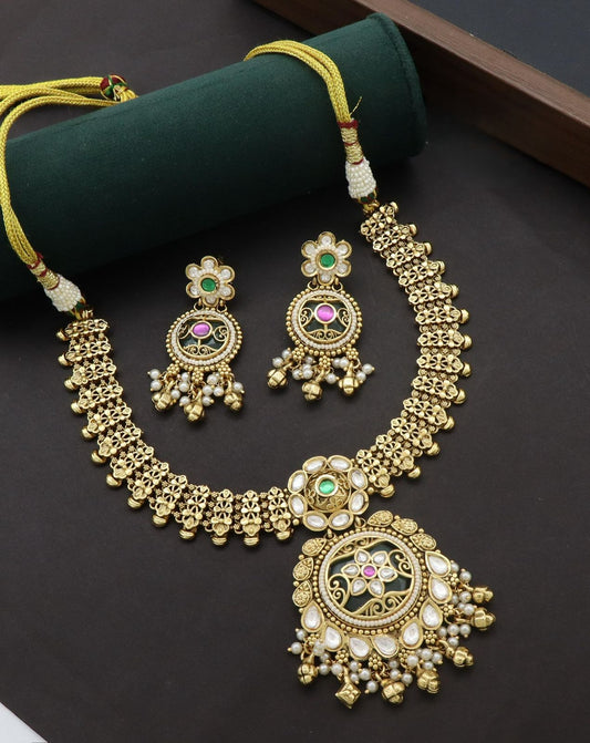 Brass Real Gold Heritage Necklace