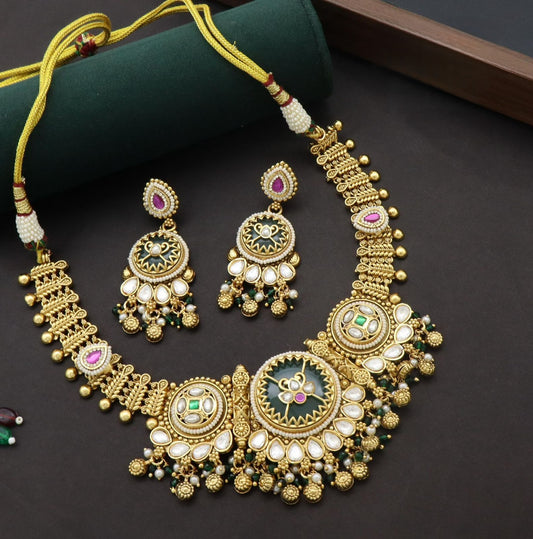 Brass Real Gold Heritage Necklace