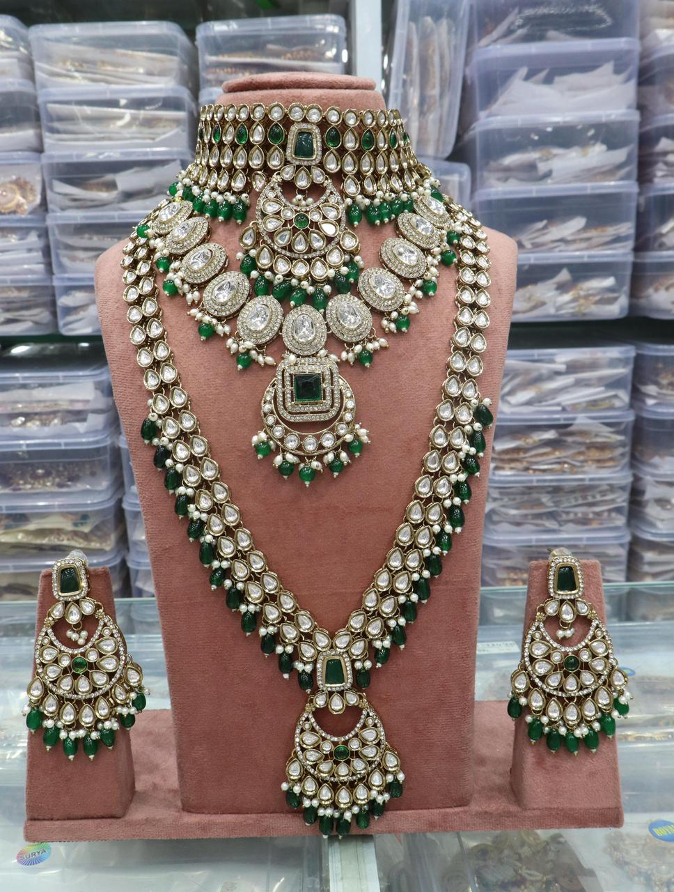 Premium Quality Kundan Bridal Set