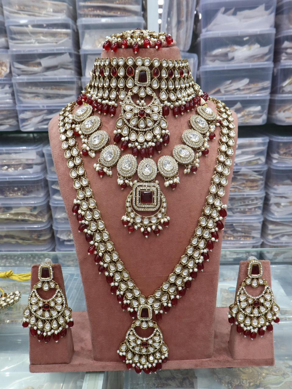 Premium Quality Kundan Bridal Set
